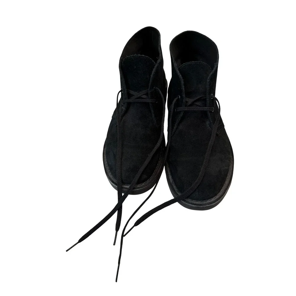 Clarks Collection Mens 10.5 M Black Suede Desert Chukka Boots 260822883105
